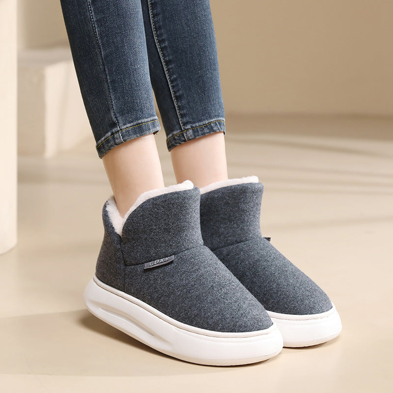 Winter Cotton Slippers Thick Casual Thick