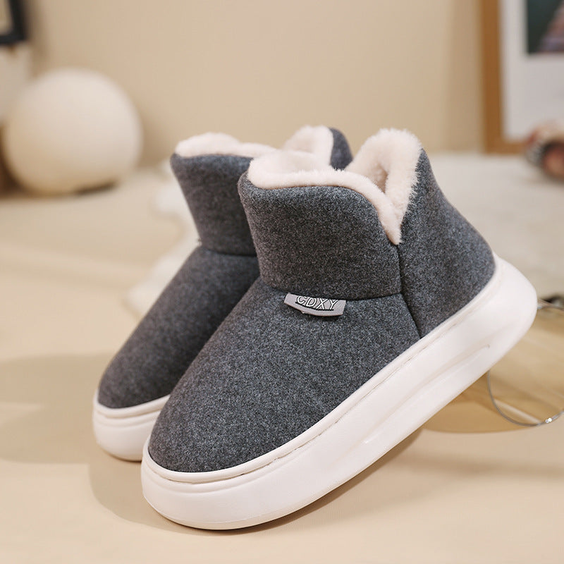 Winter Cotton Slippers Thick Casual Thick