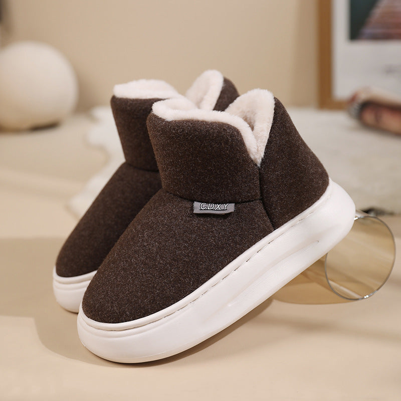 Winter Cotton Slippers Thick Casual Thick