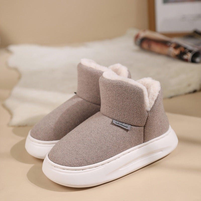 Winter Cotton Slippers Thick Casual Thick