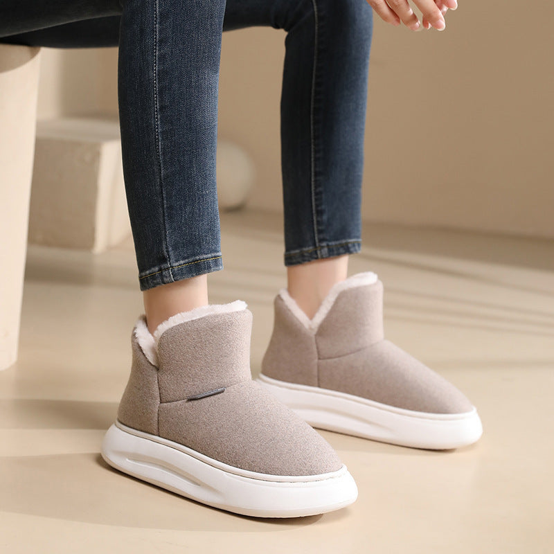 Winter Cotton Slippers Thick Casual Thick