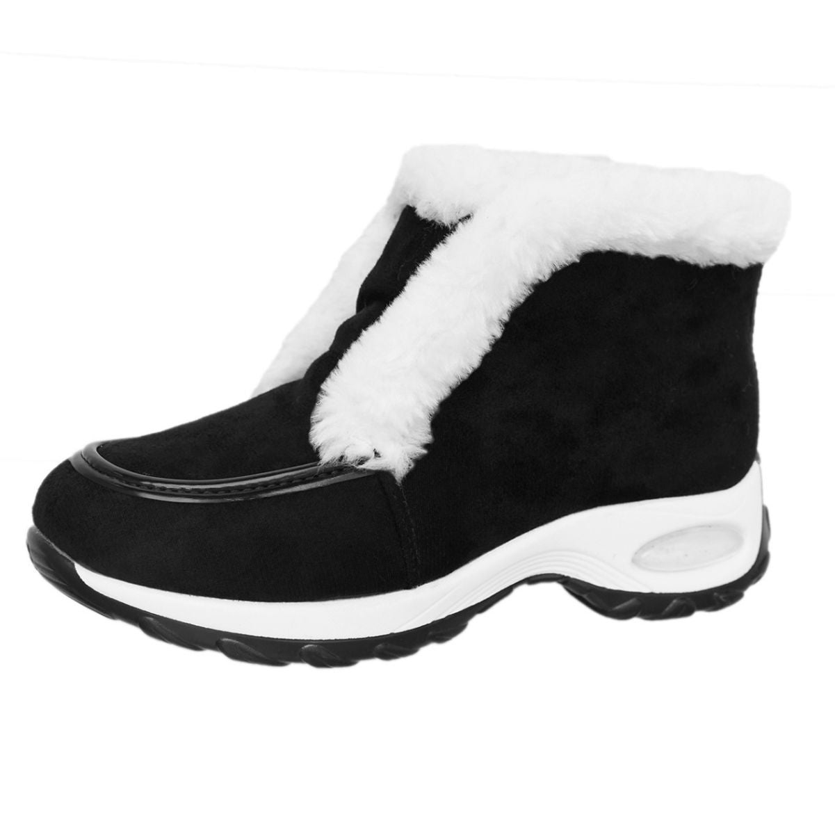 Women's Plus Velvet Snow Boots Sole Air Cushion Decoration